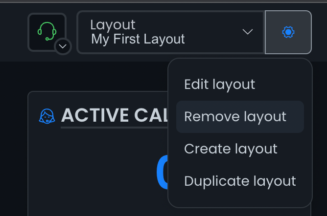 remove layout